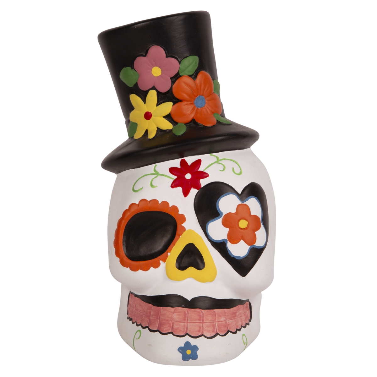 Home Essentials & Beyond 74012 8.2 in. Day of the Dead Head Man for Unisex