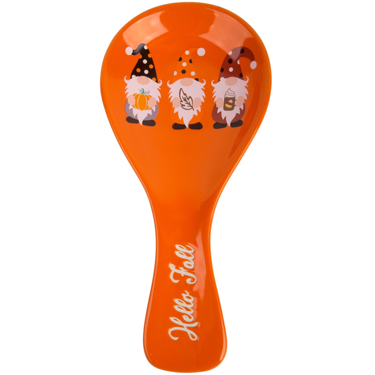 Picture of Home Essentials & Beyond 94068 11 in. Orange Gnome Harvest Spoonrest for Unisex