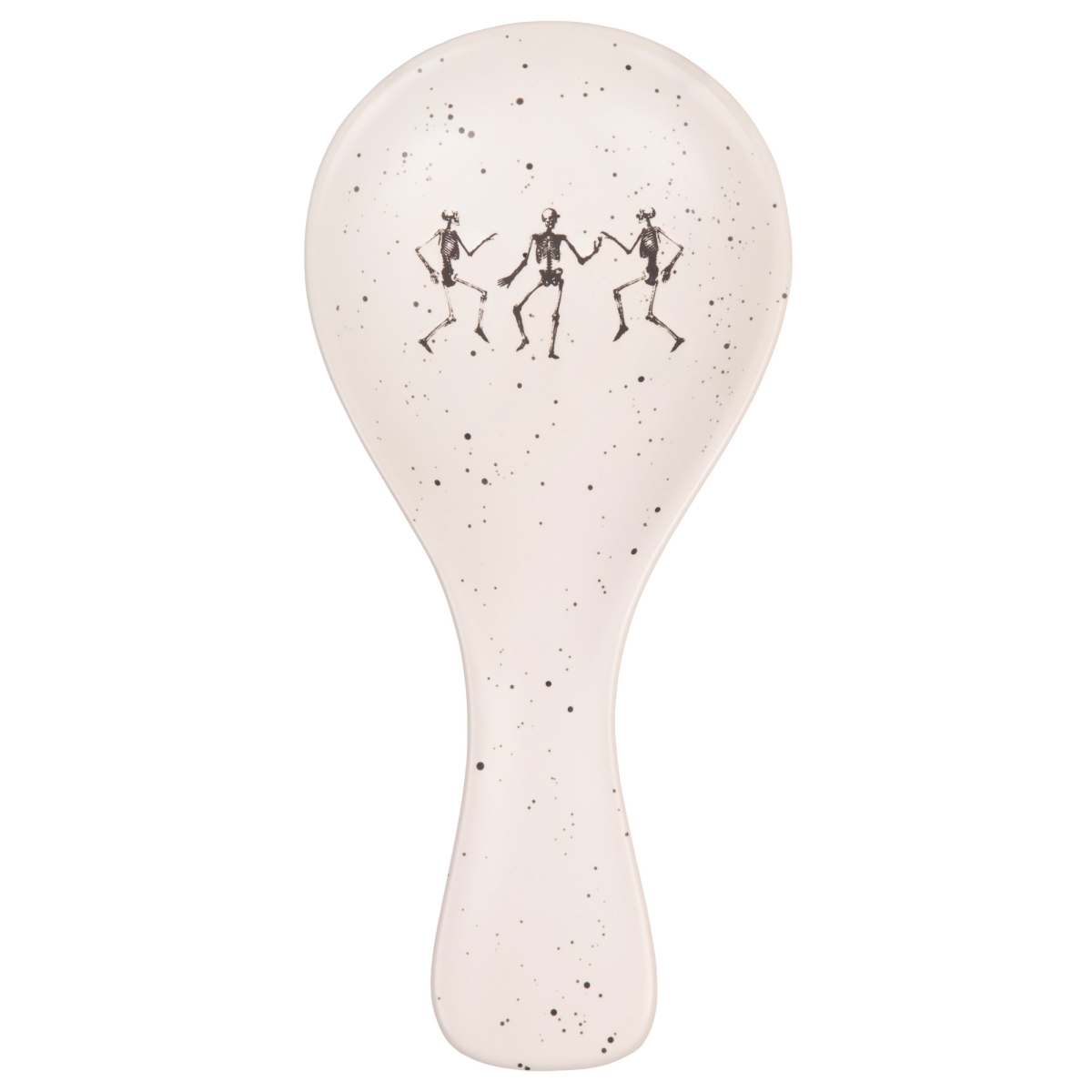 Picture of Home Essentials & Beyond 96837 11 in. White Dancing Skeleton Spoonrest for Unisex