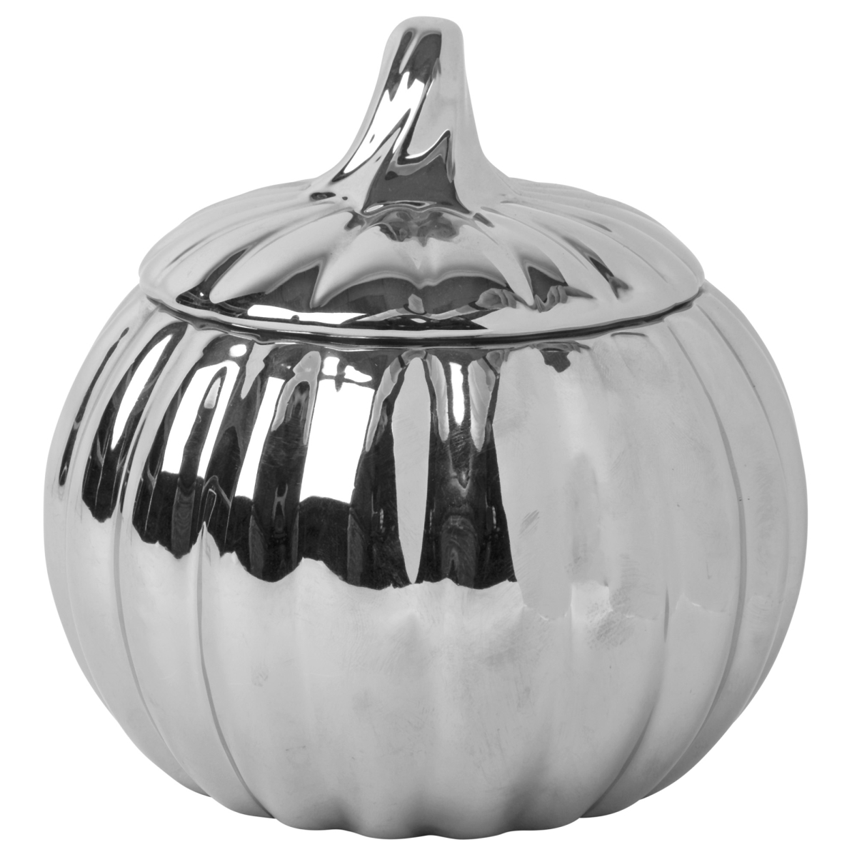 Picture of Home Essentials & Beyond 97016 35 oz Silver Electroplated Pumpkin Bowl for Unisex