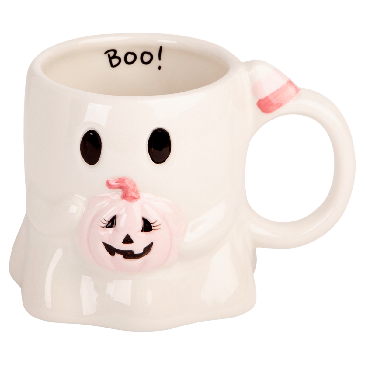 Picture of Home Essentials & Beyond 97954 17 oz Ghost Mug with Candy Corn Handle for Unisex