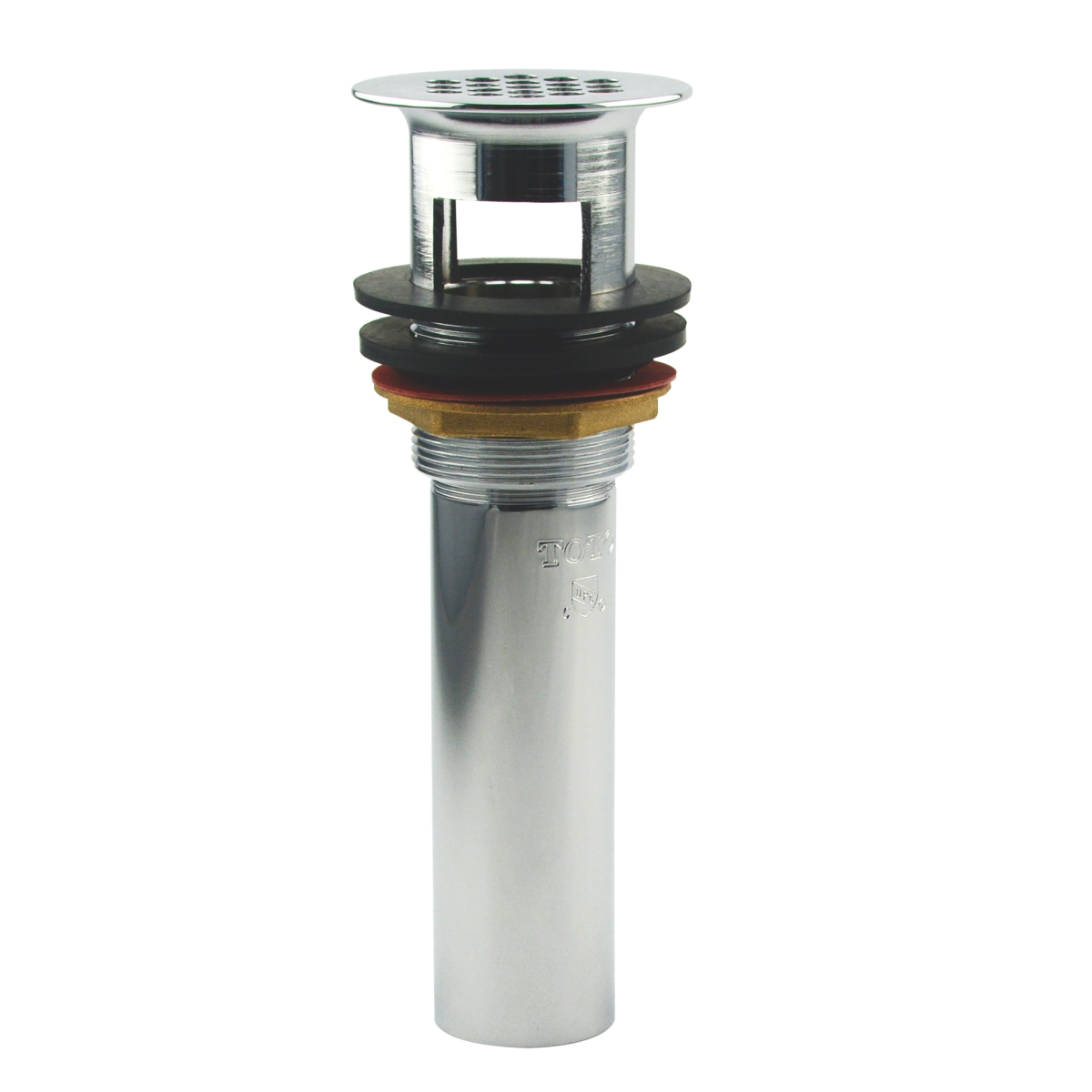 THP5067No.CP Grid Drain with 1.5 in. Opening & 4 in. Tailpiece, Polished Chrome