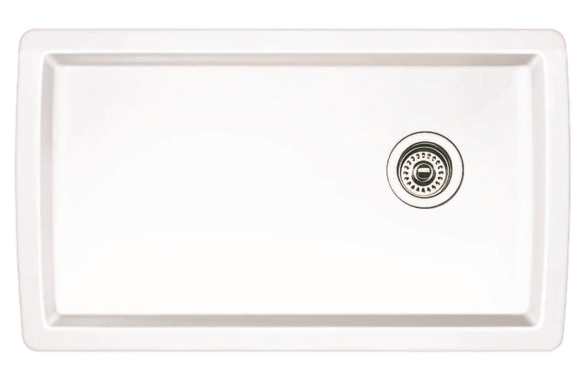 Picture of Blanco 441767 Diamond Granite Composite Kitchen Sink&#44; White