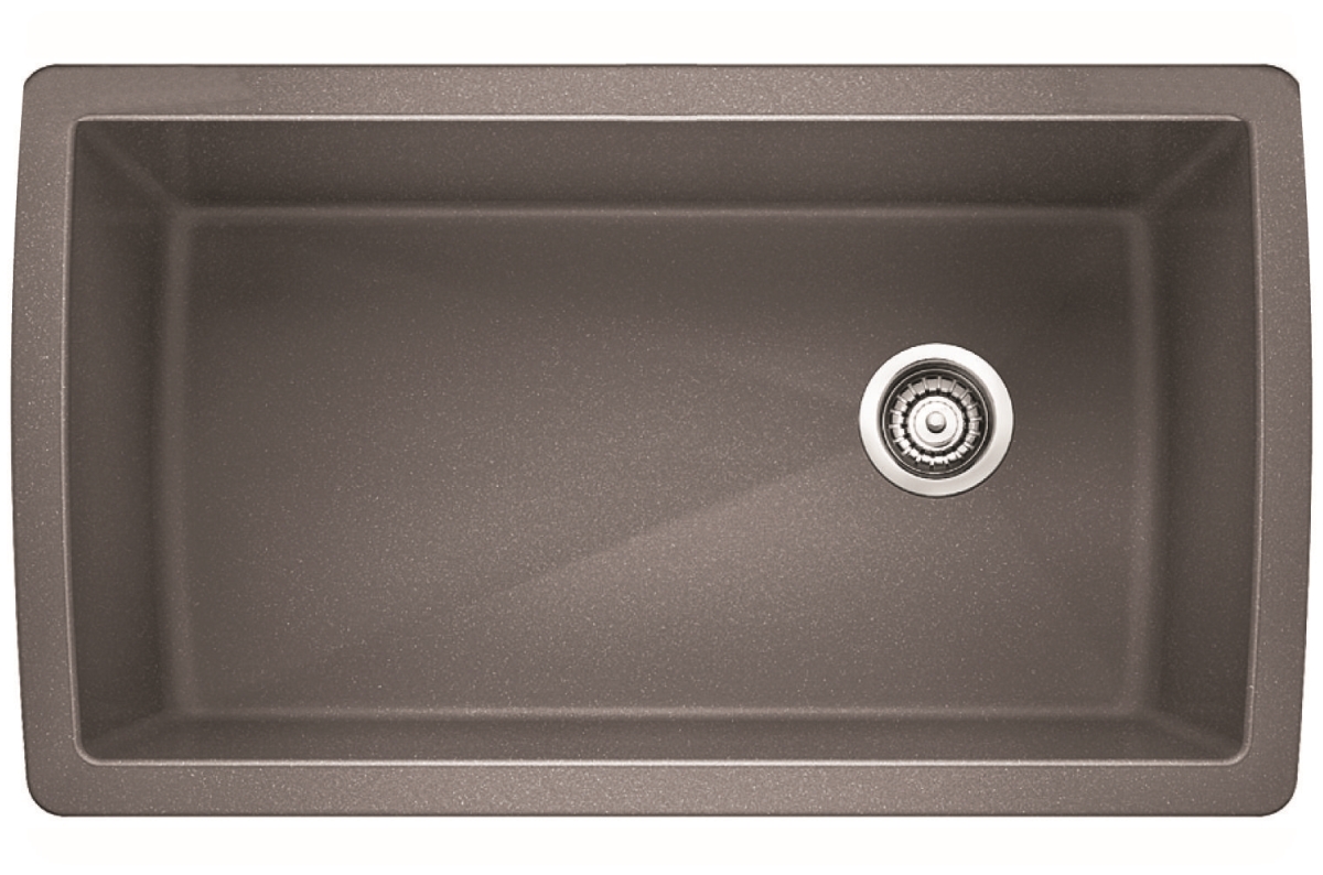 Picture of Blanco 441770 Diamond Granite Composite Kitchen Sink&#44; Metallic Gray