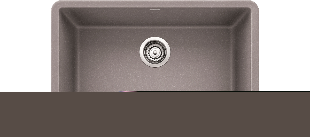 Picture of Blanco 522428 Precis Undermount Granite Kitchen Sink&#44; Metallic Gray
