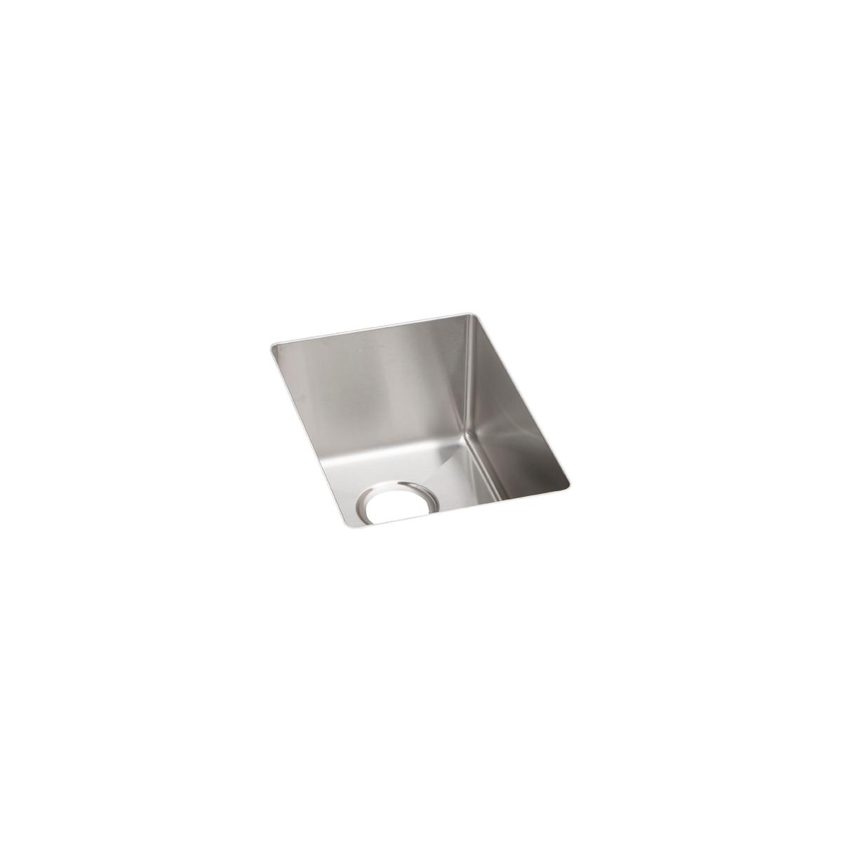 ECTRU12179T 13.5 x 18.5 x 9 in. Crosstown 18 Gauge Stainless Steel Single Bowl Undermount Bar Sink -  Elkay