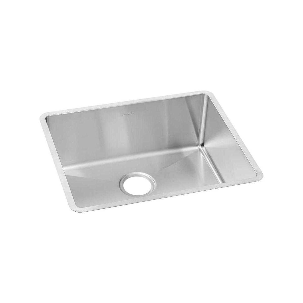 ECTRU21179T 22.5 x 18.5 x 9 in. Crosstown 18 Gauge Stainless Steel Single Bowl Undermount Bar Sink -  Elkay