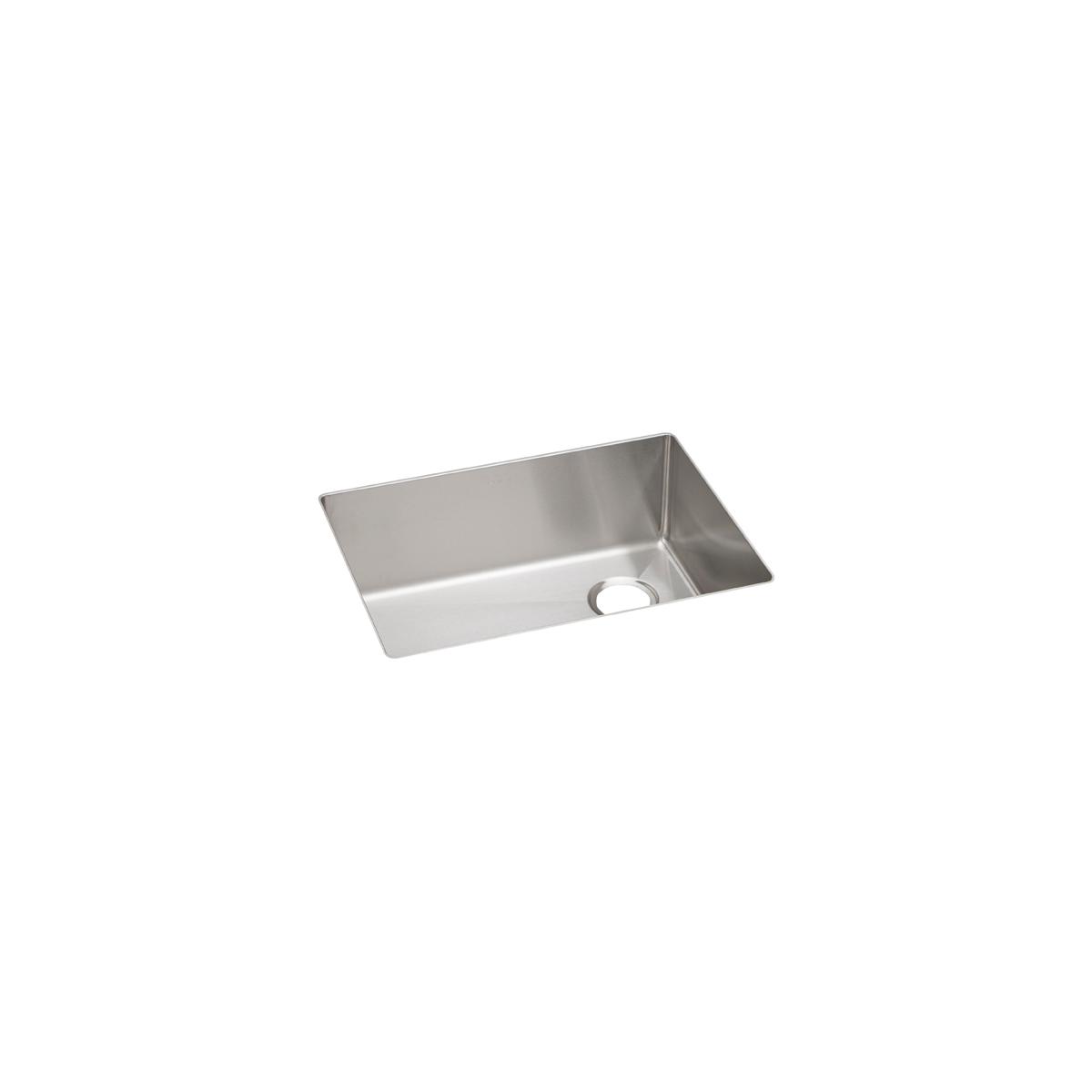 ECTRU24179RT 25.5 x 18.5 x 9 in. Crosstown 18 Gauge Stainless Steel Single Bowl Undermount Bar Sink -  Elkay