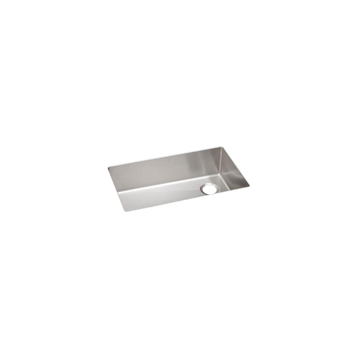 ECTRU30179RT 31.5 x 18.5 x 9 in. Crosstown 18 Gauge Stainless Steel Single Bowl Undermount Bar Sink -  Elkay