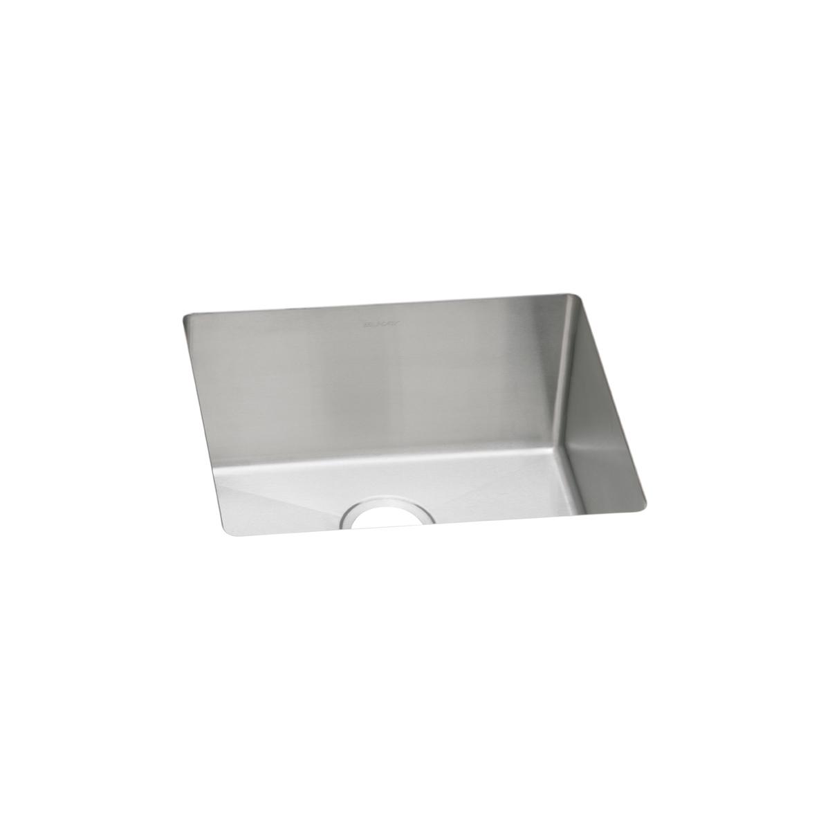 EFRU191610T 21.5 x 18.5 x 10 in. Crosstown 16 Gauge Stainless Steel Single Bowl Undermount Sink -  Elkay