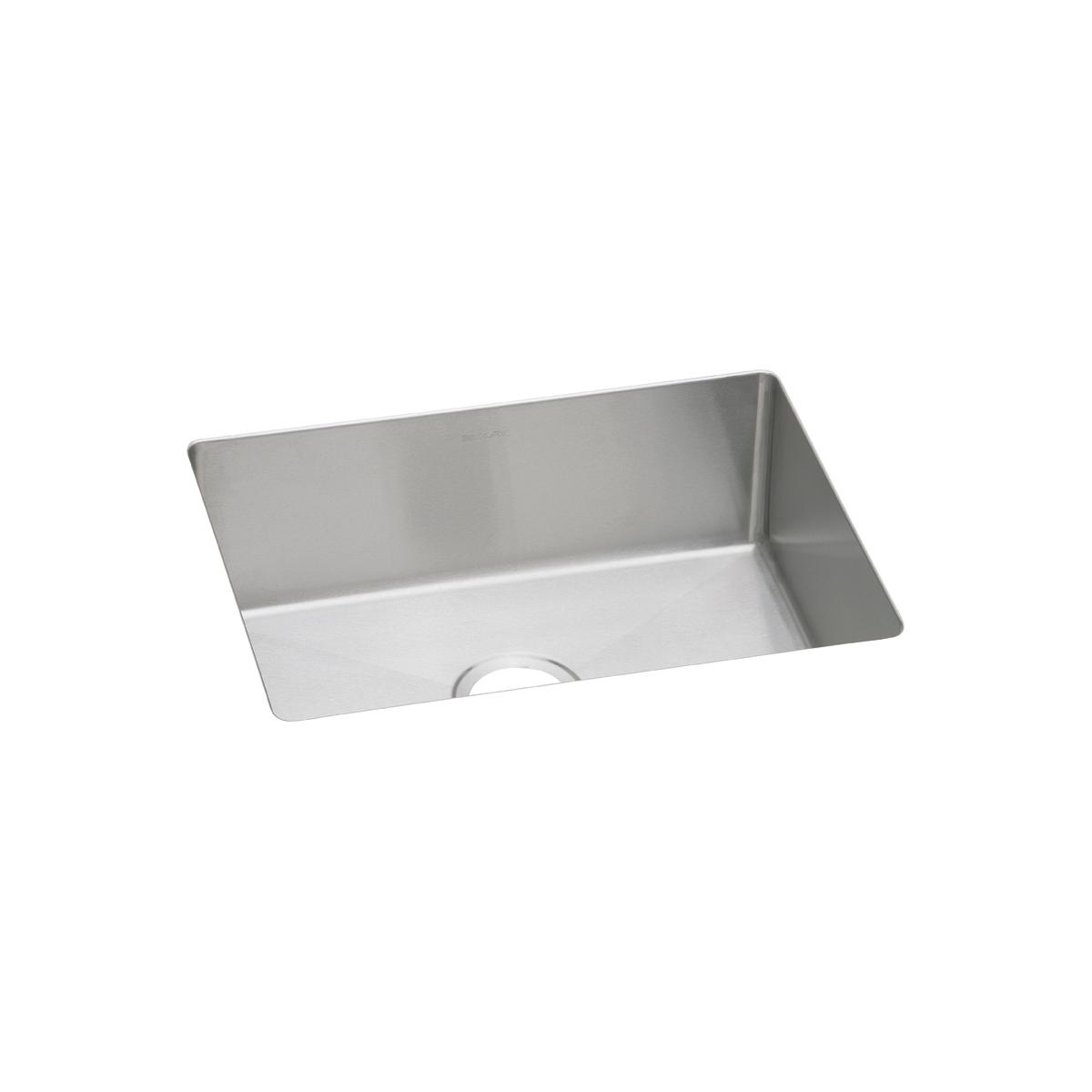 EFRU211510T 23.5 x 18.5 x 10 in. Crosstown 16 Gauge Stainless Steel Single Bowl Undermount Sink -  Elkay