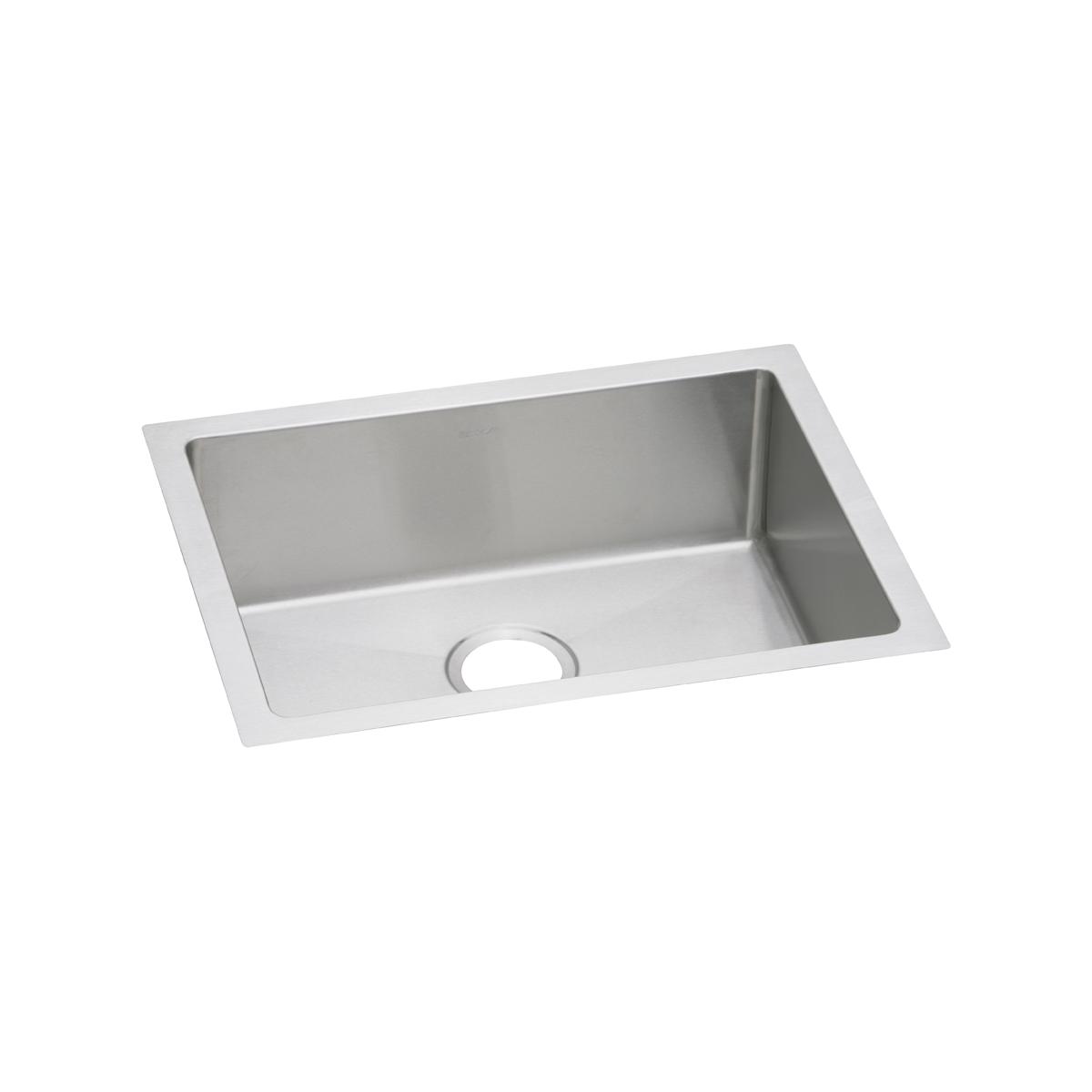 EFRU2115T 23.5 x 18.25 x 8 in. Crosstown 16 Gauge Stainless Steel Single Bowl Undermount Sink -  Elkay