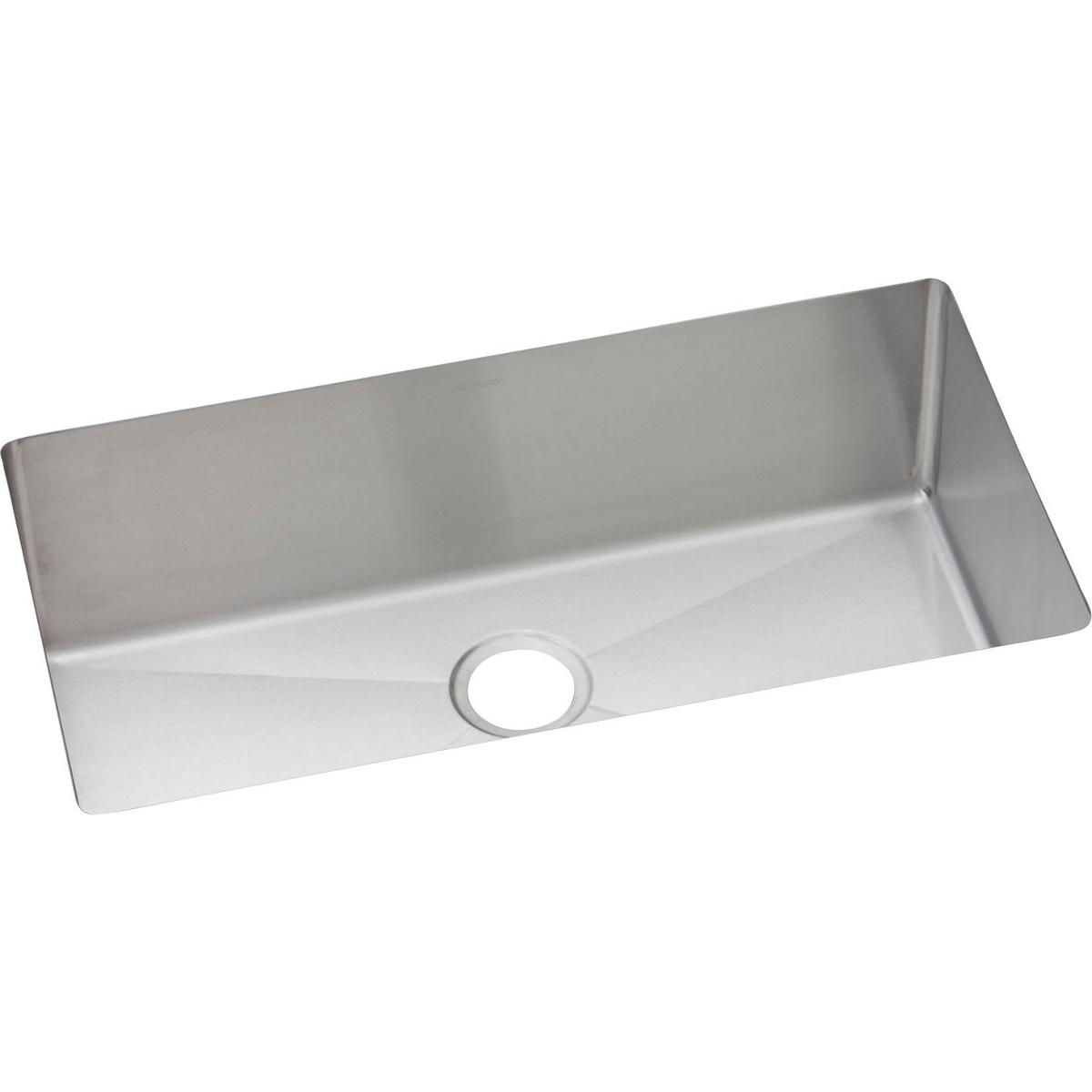 EFRU311610T 32.5 x 18 x 10 in. Crosstown 16 Gauge Stainless Steel Single Bowl Undermount Sink -  Elkay