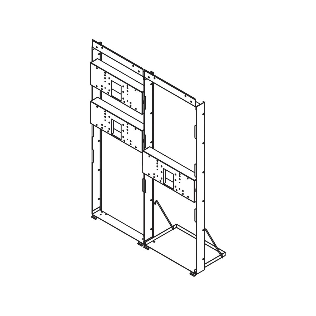Picture of Elkay MFWS210 Mounting Frame for bi-level ezH2O SwirlFlo & Roundfront-BTL Filler Refr