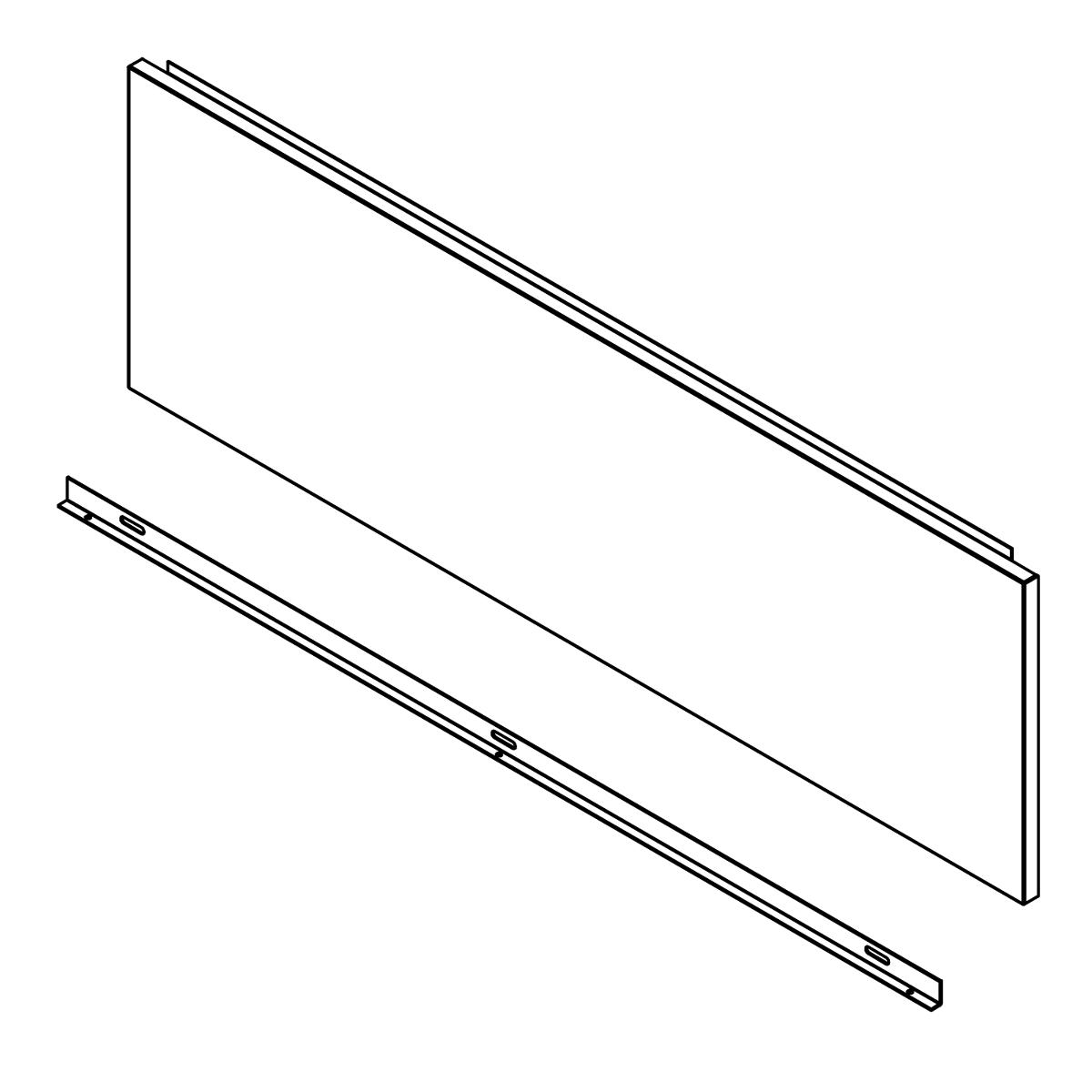 Picture of Elkay ACCESS12X38-5 Accessory - Stainless Steel Access Panel for Bi-Level Architectural Fountains Bracket