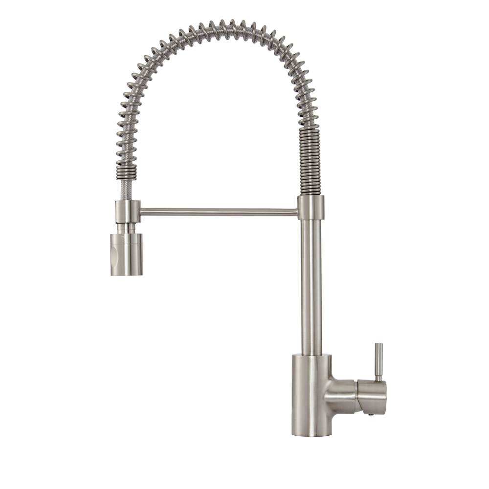 Picture of Gerber DH451188SS Plumbing 1.75 GPM The Foodie Pre-Rinse 1H Pull-Down Kitchen Faucet&#44; Stainless Steel