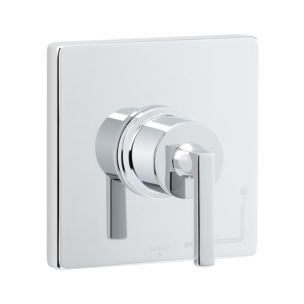 Picture of Miseno MNOVT650CP Elysa Single Handle Pressure Balanced Valve Trim with Less Rough, Chrome