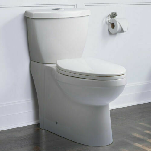 MNO490ECBWH 1.1 & 1.6 Gpf Elongated Dual Toilet Flush - 2 Piece -  Miseno