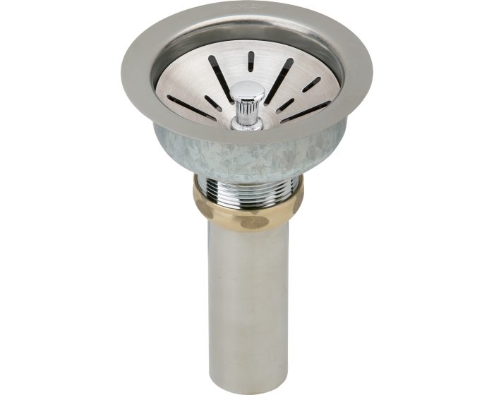 72002169 Stainless Steel Basket Strainer in Bright Polished