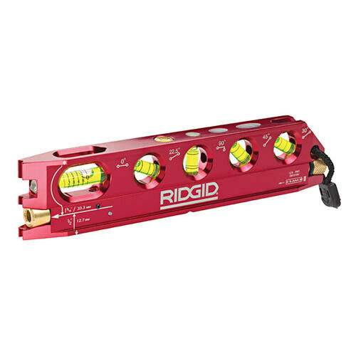 Picture of Ridgid 36253 8.5 in. Machined Aluminum Laser Level with 5 Vials