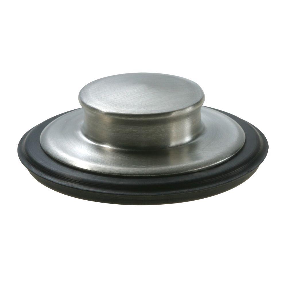 Picture of InSinkErator STP-SSB Sink Stopper for Garbage Disposals in Brushed Stainless Steel