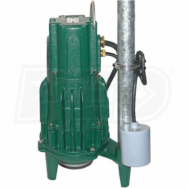 2 HP Cast Iron Grinder Pump with 230V Piggyback Tether Switch -  Eat-In, EA1800582