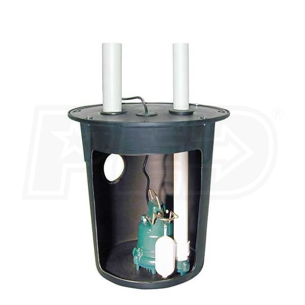 18 x 22 in. Basin 0.33 HP Cast Iron Preassembled Sump Pump System