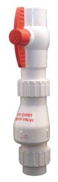 1.5 in. PVC BV Quiet Check Valve, White