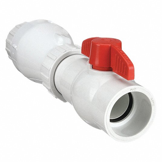 2 in. PVC Union Quiet Check Valve with Ball Valve