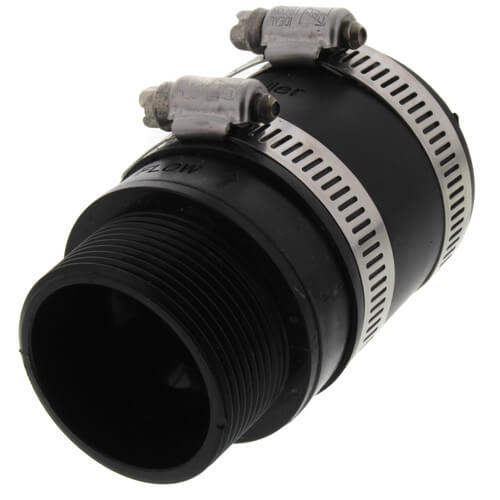 In-Line Check Valve, 1.5 in, PVC, Threaded