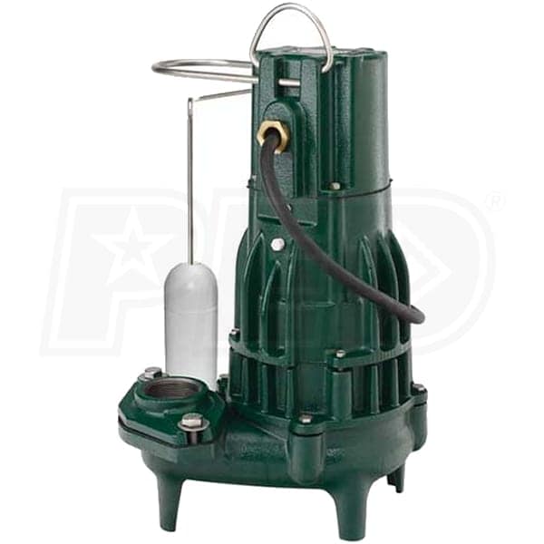 0.5 HP High Head Waste-Mate Cast Iron Sewage Pump with 2 in. Vertical Float
