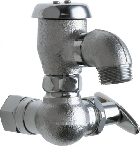 998-RCF Service Sink Fitting Plate, Rough Chrome