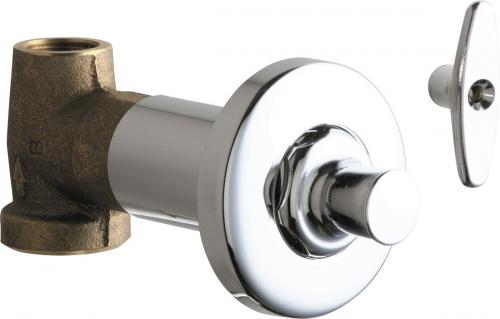 1771-ABCP Polished Chrome Wall Valve Plate