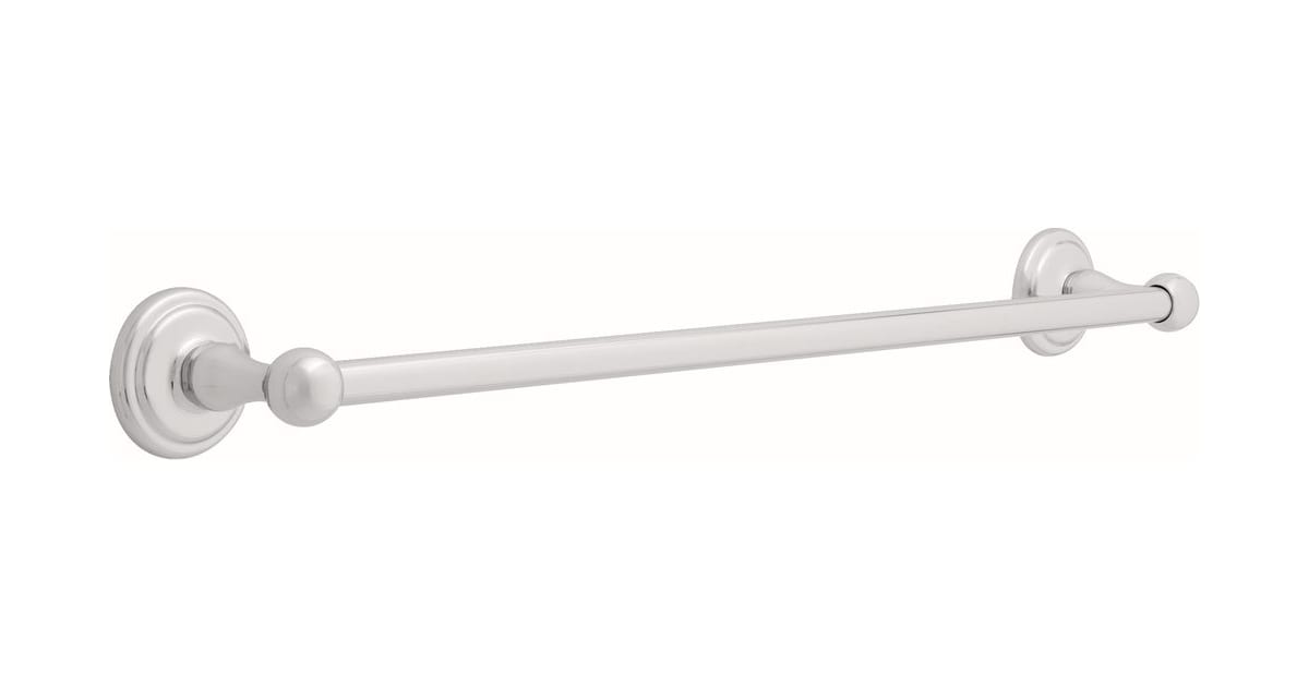 24 in. Jamestown Collection Towel Bar, Polished Chrome