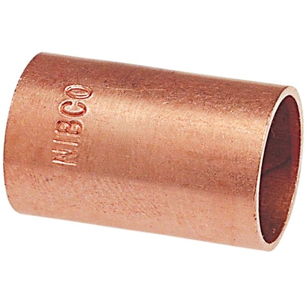 601112 1-12 in. Wrot CXC Copper Slip Coupling