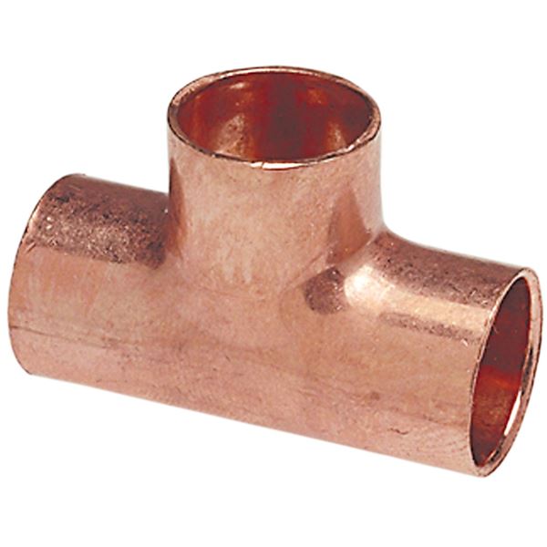 611RR341212 34 x 12 x 12 in. Wrot Brass Reducing Coupling Tee