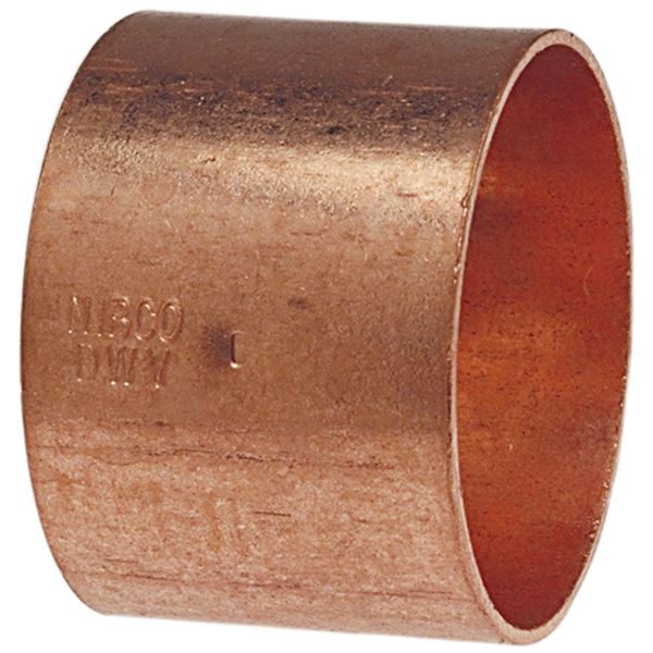 1-1/4" NOM C Copper Reducing Coupling with Stop