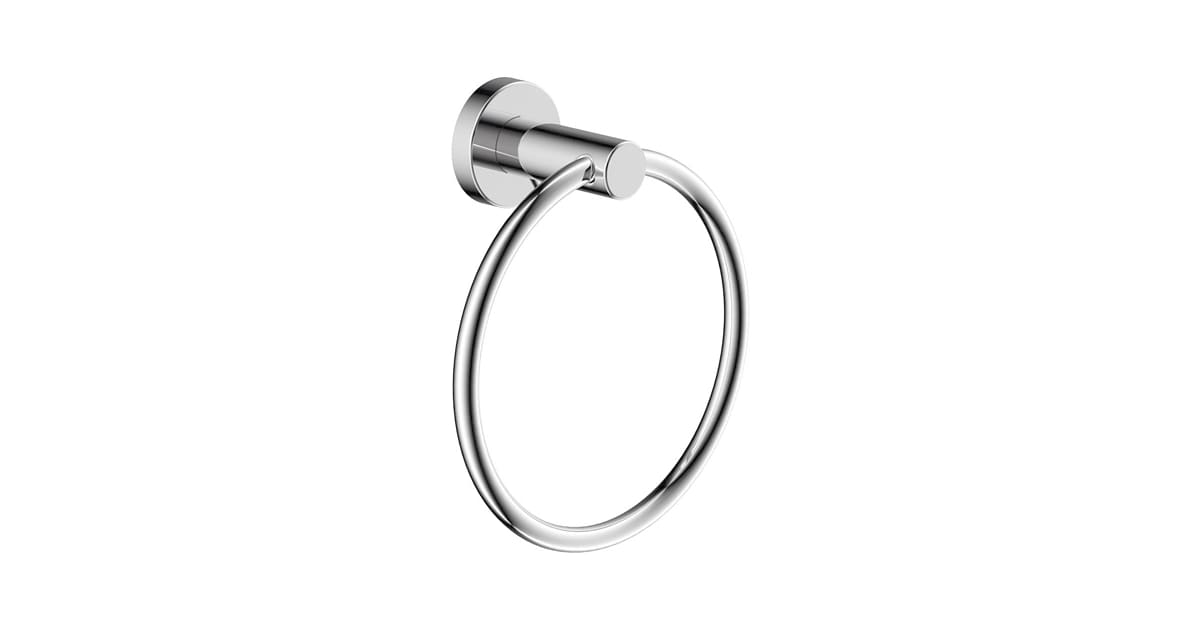 6 in. Dia Wall Mounted Bathroom Towel Ring