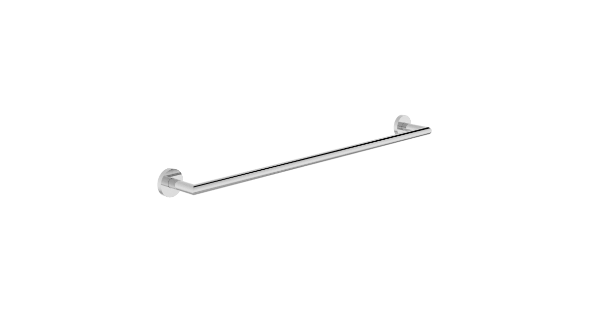 24 in. Identity Wall Mounted Towel Bar, Polished Chrome