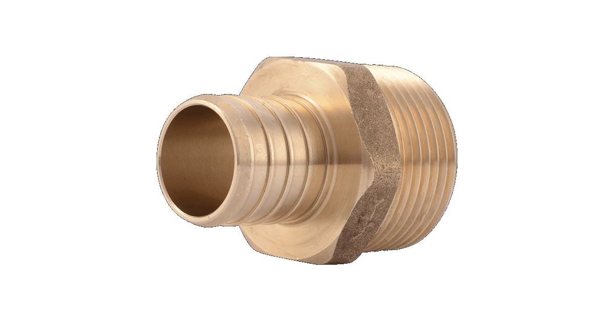 UC140LF 1 x 1 in.  MNPT Crimp Male Connector