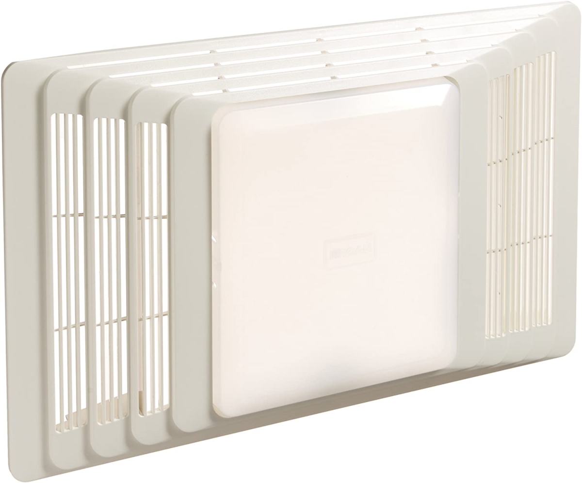 Picture of Broan Nutone S97013662 11.2 x 17.9 x 2.5 in. Grille Assembly with Light Lens&#44; White