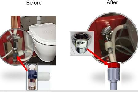 Adapter Kit for Washlet 12 NPSM Connection