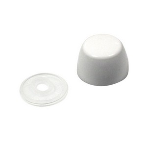 THU044-01 Bolt Cap Base for All Models Bidet & Toilet, Cotton White