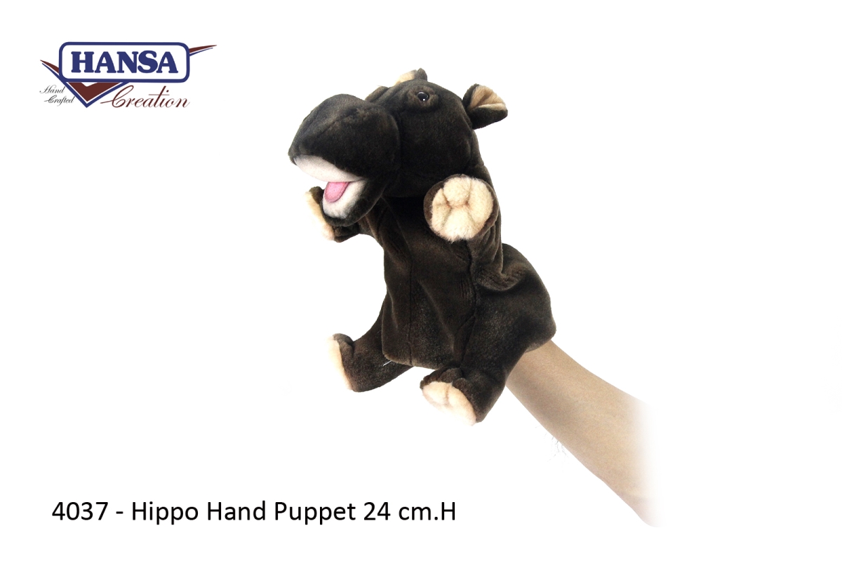 Picture of Hansa 4037 24 cm Hippo Puppet