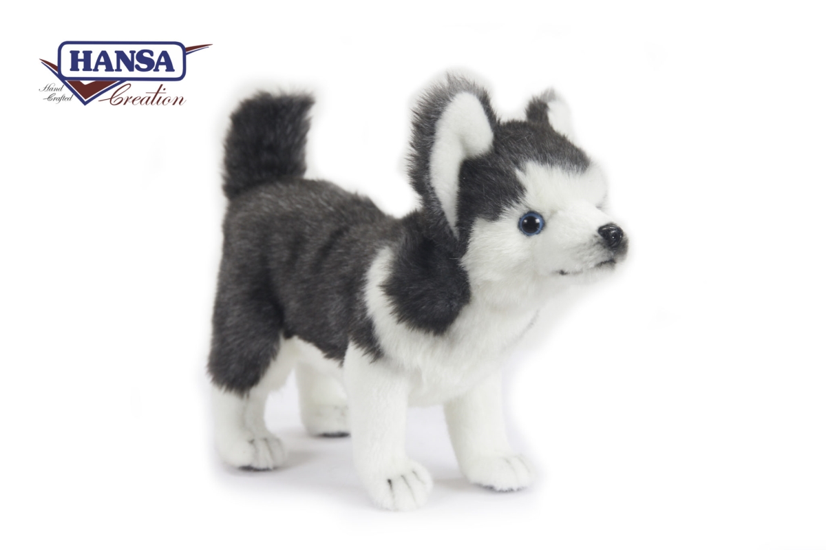 Picture of Hansa 6970 11 in. Husky Pup Puppet