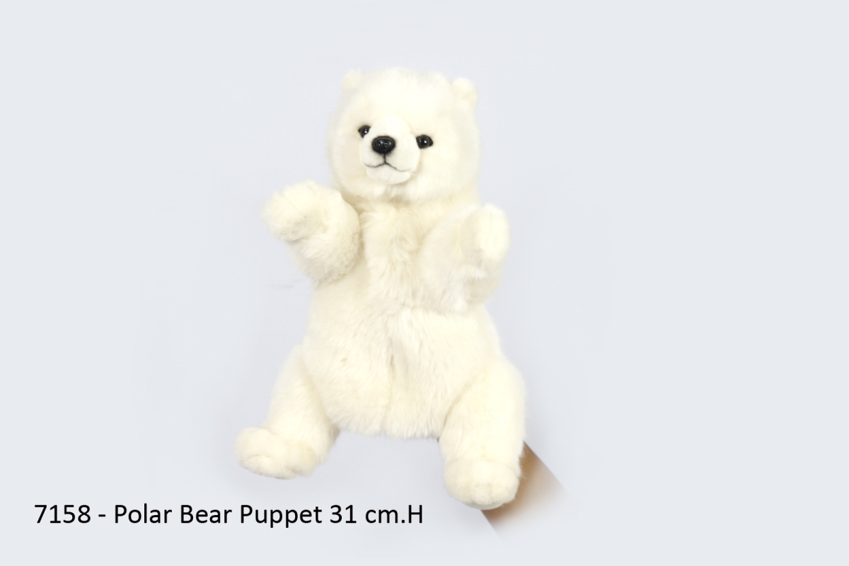 Picture of Hansa 7158 Polar Bear Cub Puppet