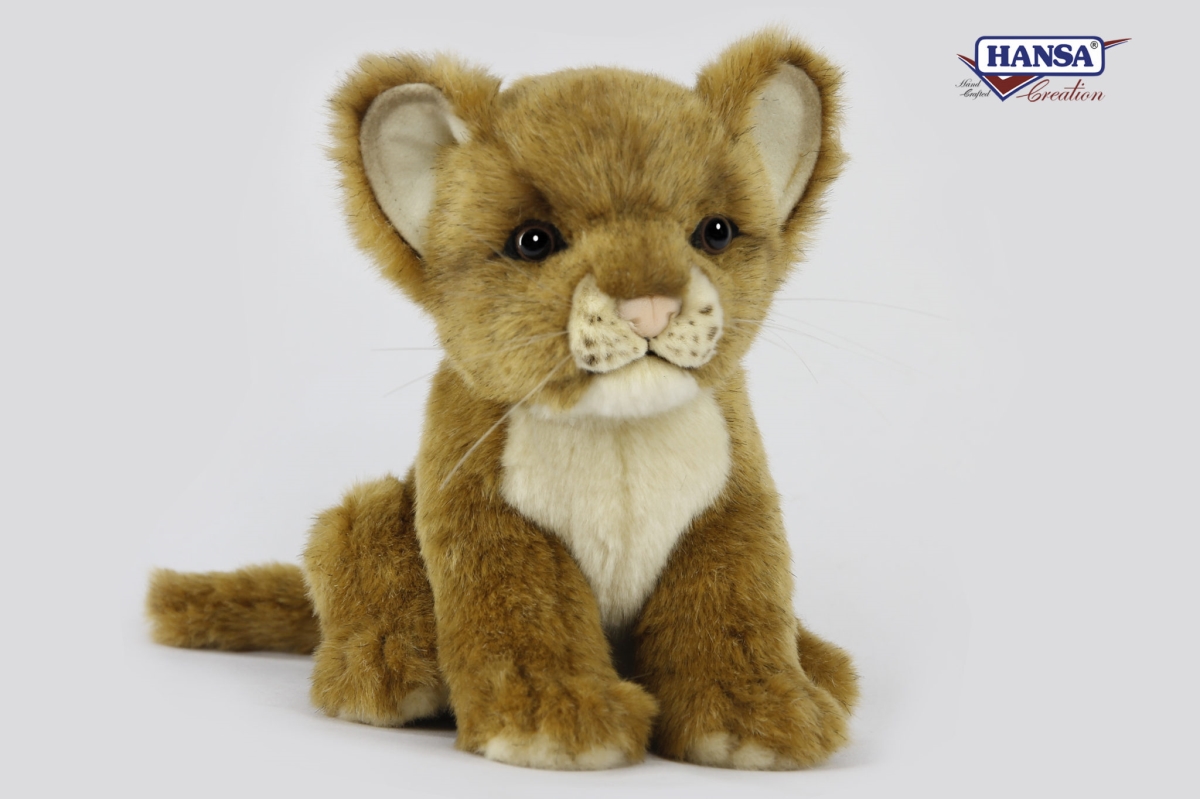 Picture of Hansa 7290 17 cm Lion Cub, Brown