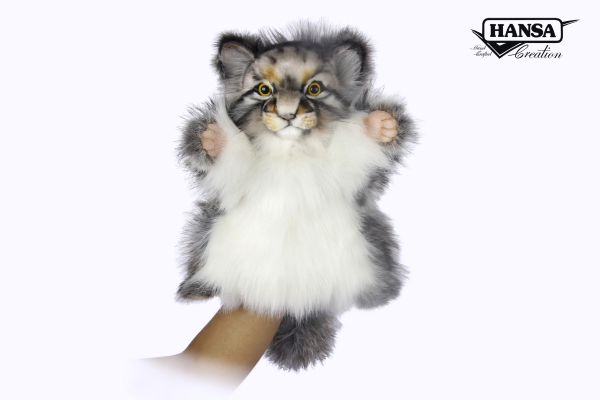 Picture of Hansa 7519 40 cm Pallas Cat Puppet Plush Toys -