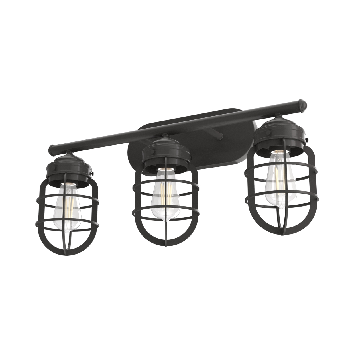 Picture of Hunter 19044 11.5 in. Starklake Noble Bronze 3 Light Bathroom Vanity Wall Light Fixture