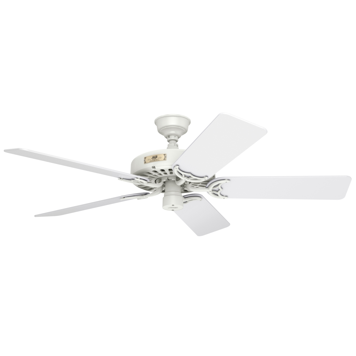 Picture of Hunter 23845 52 in. Original White Damp Rated Ceiling Fan & Pull Chain